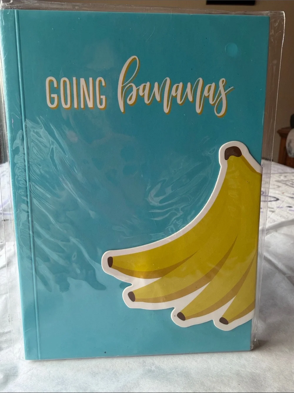 🍌📘🍌 Going Bananas Teal Banana Notebook🍌📘🍌 NWT 🍌📘🍌